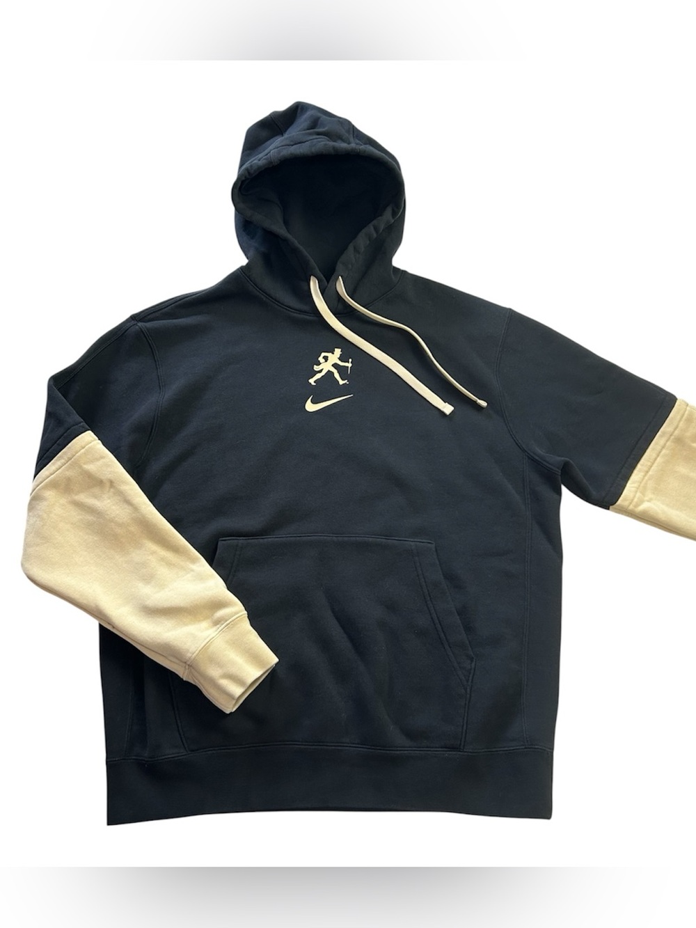 Nike Wake Forest Demon Deacons TEAM ISSUED Men’s Hoodie Pullover Black Gold sz M